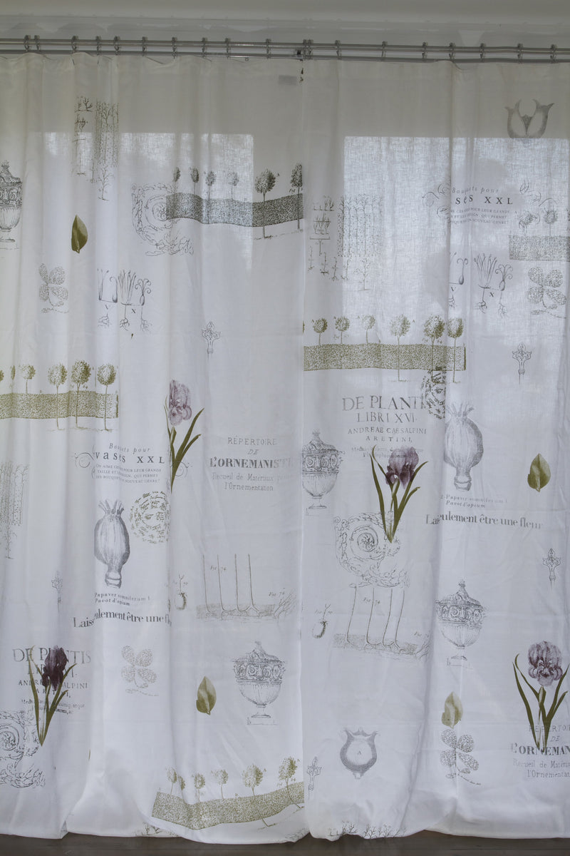 Botanical Linen Drop – Front Room Fabrics